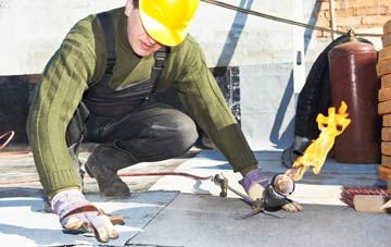 Bury End flat roof construction